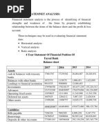 Financial Analysis