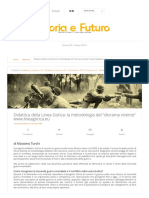 Didattica Della Linea Gotica_ La Metodologia Del “Diorama Vivente” - Storia e Futuro