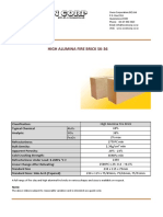 SK-36 Fire Brick Data Sheet