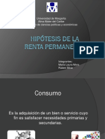 Hipótesis de La Renta Permanente