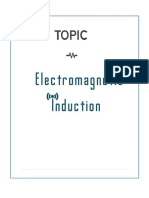 Project On Electromagnetic Induction 1 PDF