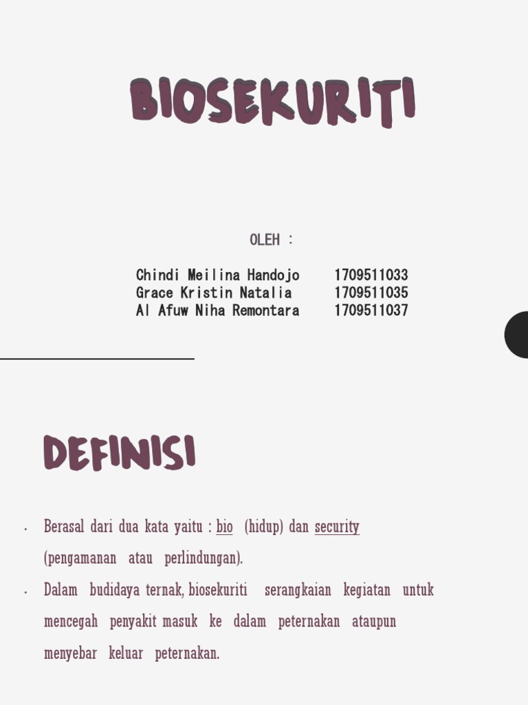 Kesmavet Biosecurity | PDF