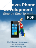 Windows Phone Development Step by Step Tutorial