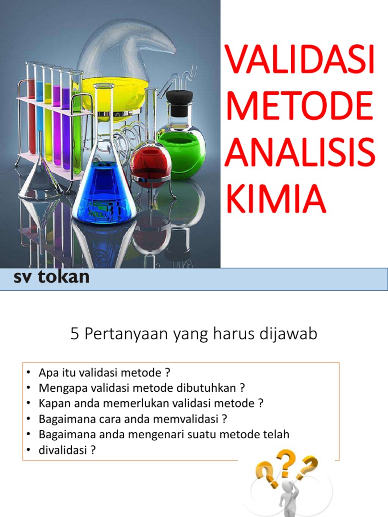 Validasi Metode Analisis Kimia | PDF