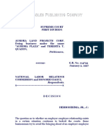 Aurora Land Projects Corporation vs. NLRC, G. R. No. 114733, January 2, 1997, 266 SCRA 48