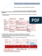 Work Instruction Name Communication & Knowledge Assessment