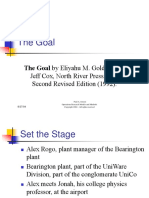 The Goal by Eliyahu M. Goldratt and