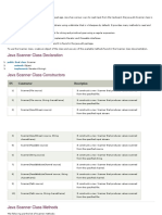 Java Scanner Class