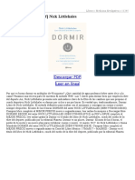 Dormir PDF