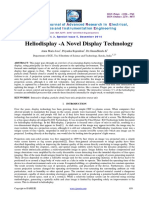 Heliodisplay A Novel Display Technology