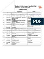 Agenda For DC Review Meeting at State Level 15th May