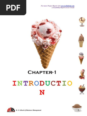 Feasibility Study of Ice Cream business in Gujrat