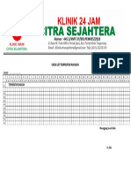 Check List Temperatur Ruangan