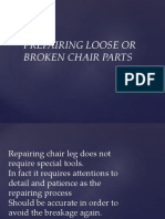 Prepairing Loose or Broken Chair Parts