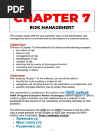 Chapter 7 Risk Management