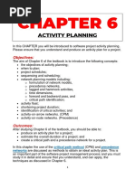 Chapter 6 - Activity Planning