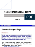 Kesetimbangan Gaya