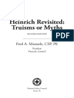 Heinrich Revisited: Truisms or Myths: Fred A. Manuele, CSP, Pe