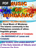 Music of MINDANAO
