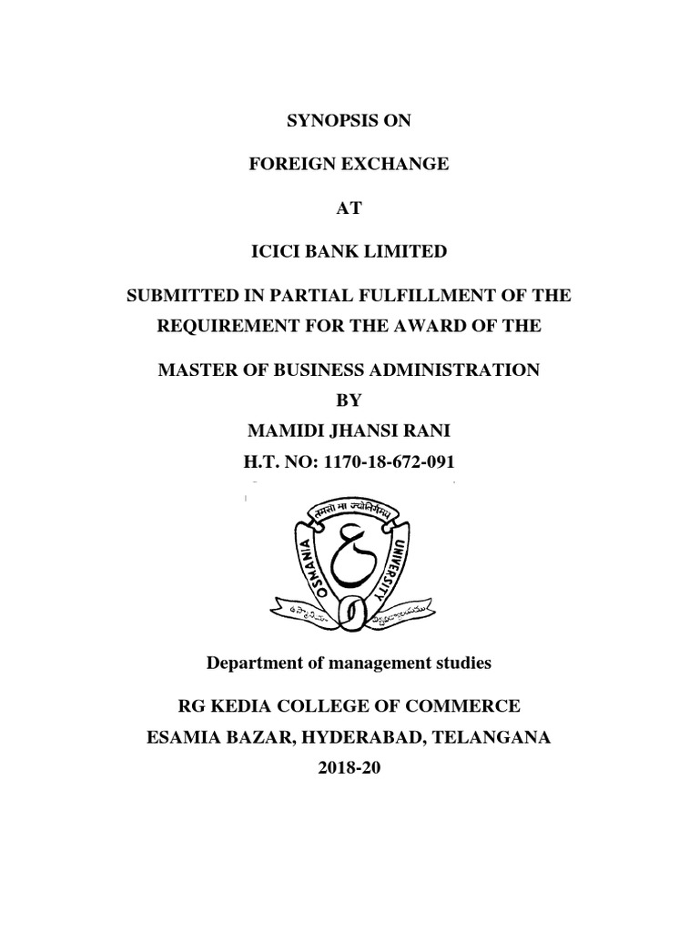 ICICI Bank Foreign Exchange Overview | PDF | Foreign Exchange Market ...