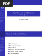 Algorithms and Data Structures: Priority Queue