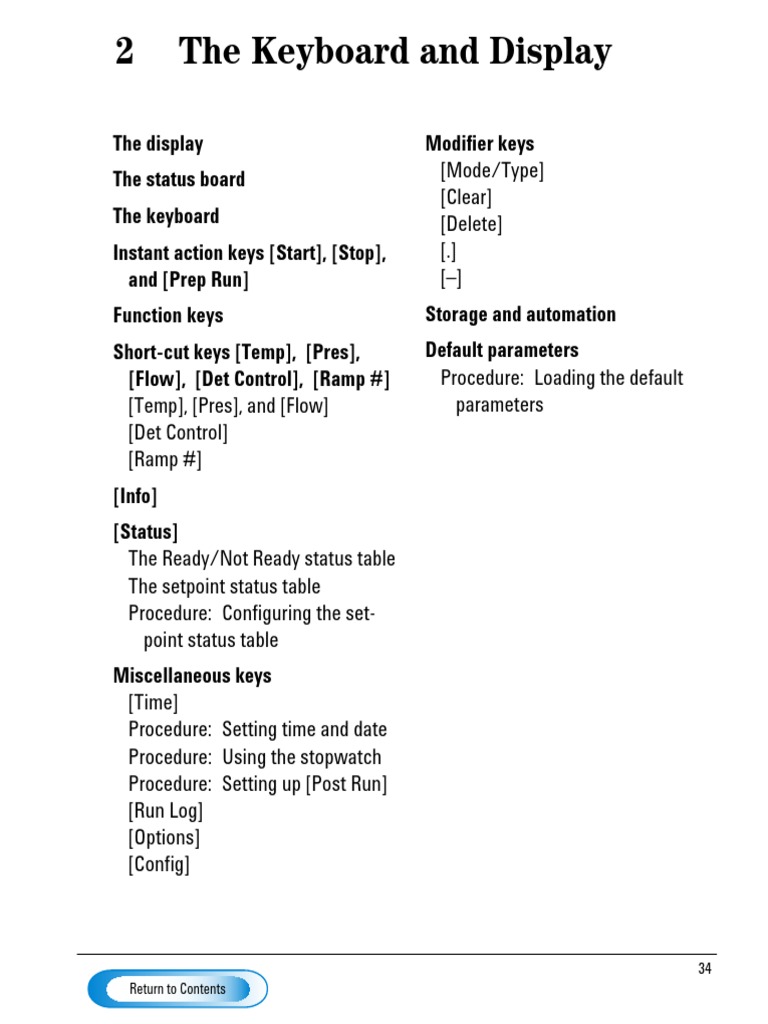 The Keyboard and Display | PDF | Computer Keyboard | Parameter ...