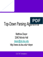 Top Down Parsing