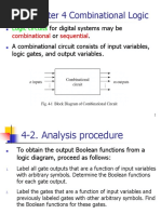 Chapter 4 Combinational Logic