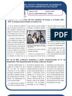 Proyecto BOL/J39 - El Alto - UNODC Boletín Nº 6