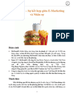 Mini Case Study Về McDonalds