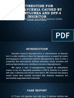 Octreotide For Hypoglycemia Caused by Sulfonylurea and Dpp-4 Inhibitor