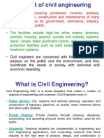 The Field of Civil Engineering