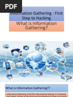 Information Gathering: First Step To Hacking