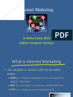 Internet Marketing: G-Oldies Camp 2010 (Sabah Computer Society)