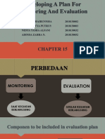 Developing A Plan For Monitoring and Evaluation