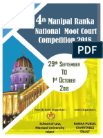 4th Manipal Moot Court Competition 2018