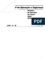 Manual de Operação da Plataforma 800Aj JLG