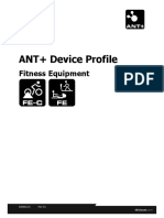 D000001231 - ANT+ Device Profile - Fitness Equipment - Rev 5.0