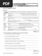 Solutions Pre Unit 4 A