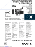 Sony dcrtrv103 Manual