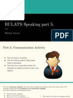 Bulats Speaking Part 5