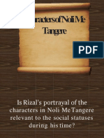 Characters of Noli Me 1