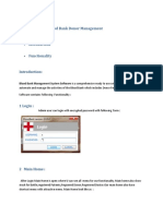 Blood Bank Donor Management: - Introduction - Functionality