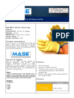 Data Sheet Leather Driver Gloves D