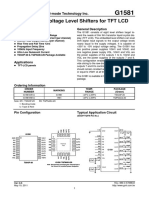 8 Channel Voltage Level Shifters For TFT LCD: Global Mixed-Mode Technology Inc