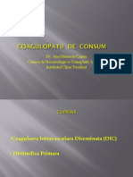 CURS 12 - Coagularea Intravasculara Diseminata (DR - Manuela Crisan-16.10)