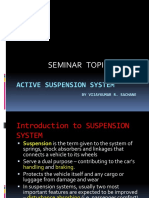 Active Suspension System Power Point Presentation