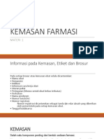 Kemasan Farmasi