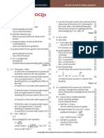 Answers To Eocqs: Cambridge International A Level Chemistry