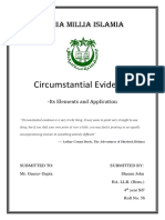 Circumstantial Evidence - Its Elements and Application